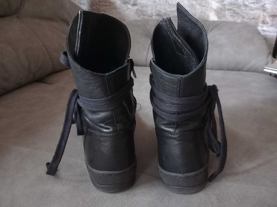 Дамски високи кецове Navvi от естествена кожа – №39