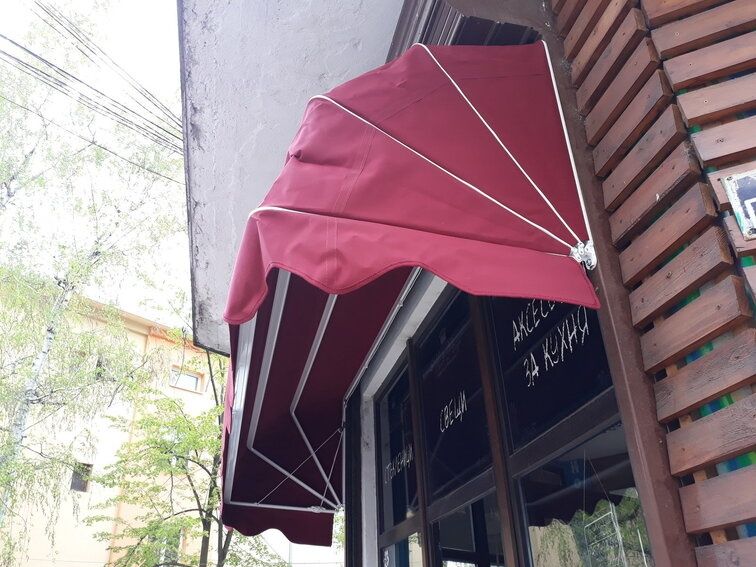 Сенник-тента-шатра тип кошница-кабрио