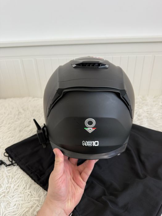Casca moto NOS NS 10 neagra ECE-22.06