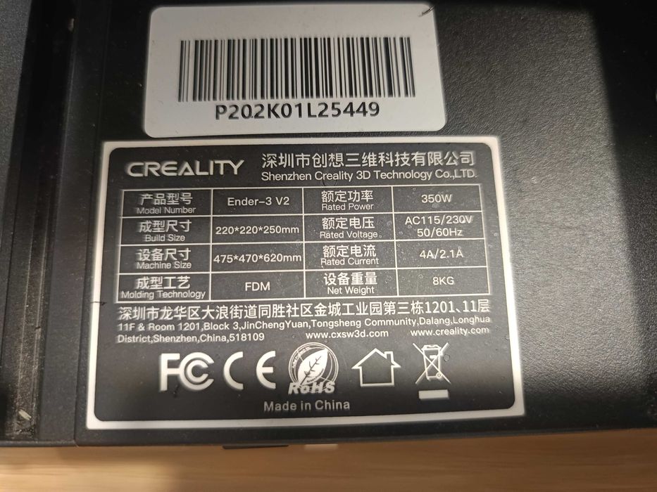 Imprimantă 3D Creality Ender 3-V2