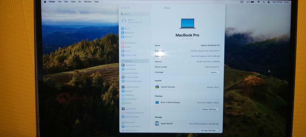 Apple Macbook Pro A1707