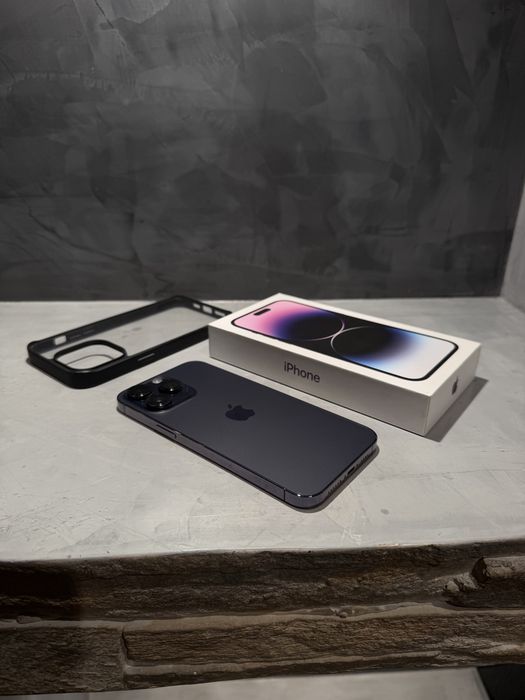 КАТО ЧИСТО НОВ Iphone 14 Pro Max Purple + подарък