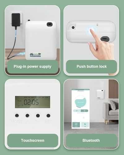 Нов Арома дифузер небулизатор 200ml APP таймер стенен монтаж небулизатор без вода ароматизатор