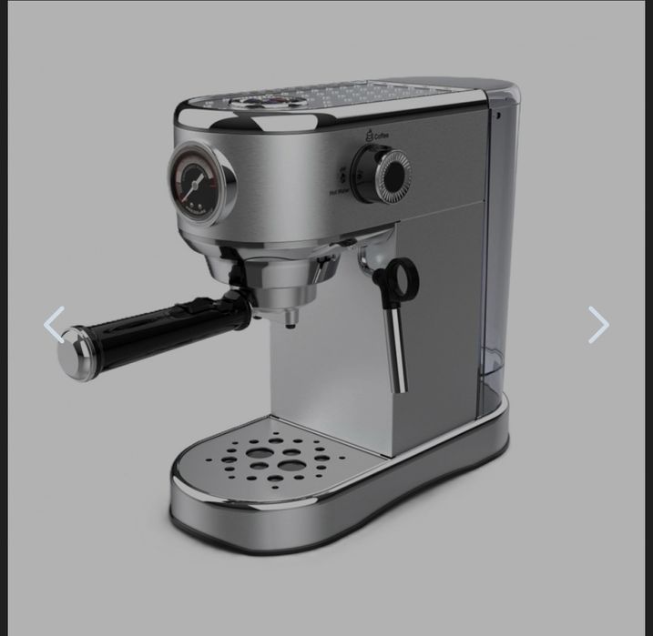 Еспресо машина Oliver Voltz, 1450W, 15 bar, 1L, Подгряване на чаши, Ав