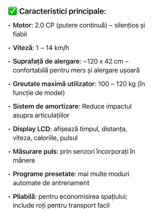 Banda de alergare electrică FitTronic D30 DK12-AK