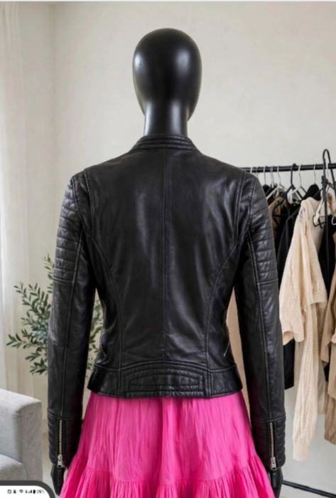 Чудесно яке от ZARA, естествена кожа