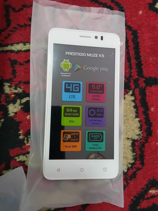 Новый абсолютно смартфон Prestigio MUZE K5