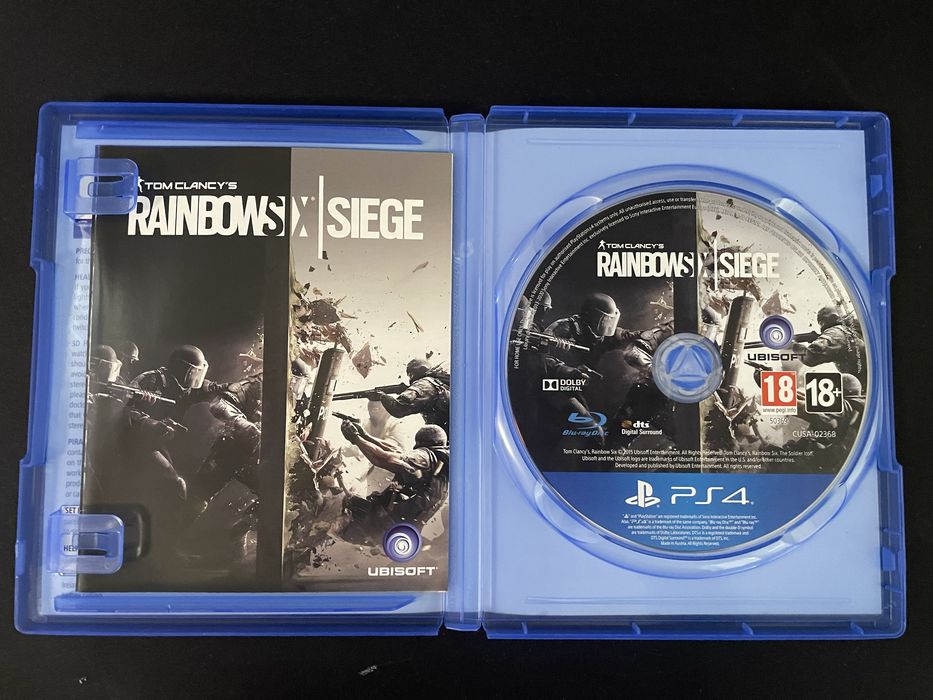 Playstation 4 Rainbow Six Seige диск