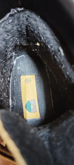 Ghete piele RESISTANT, piele naturală, culoare caramel, mărimea 35