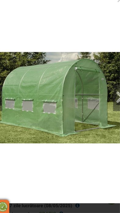 Sera noua pentru gradina cu dimensiunea 2,5 x4 m