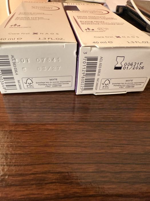 Bioderma Cicabio Arnica+ и Cicabio лосион