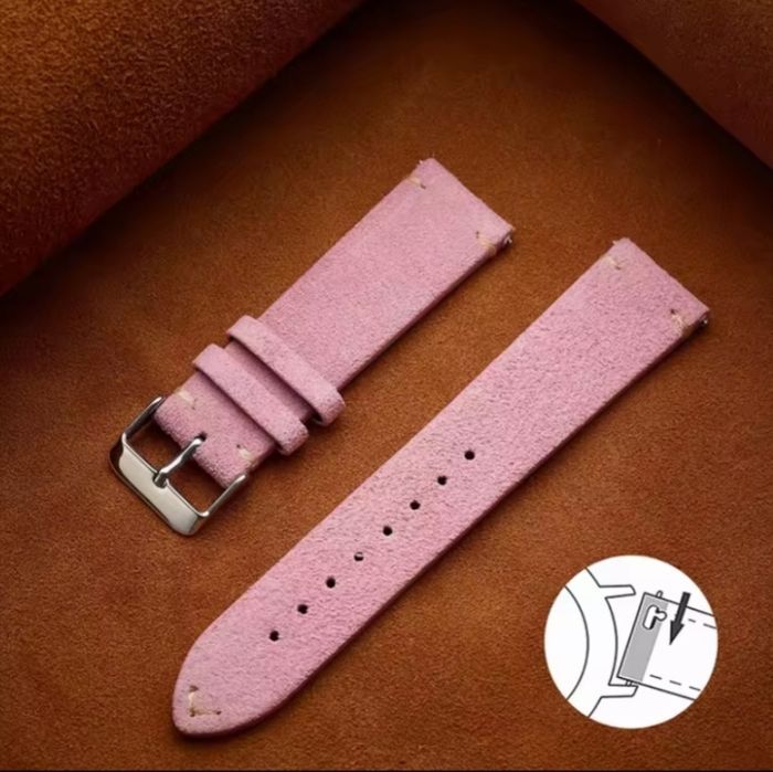 SUEDE Велурена кожена каишка Huawei Watch/Samsung/Garmin/Xiaomi/Apple