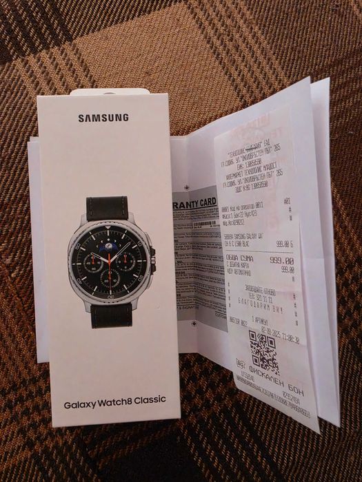 Galaxy watch 8 classics, черен.