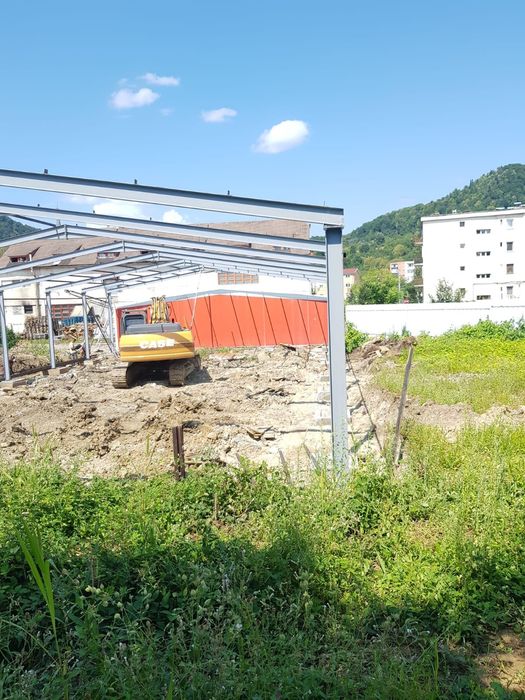 Vand hala metalica 10x30,structura,panouri sandwich si alte dimensiuni