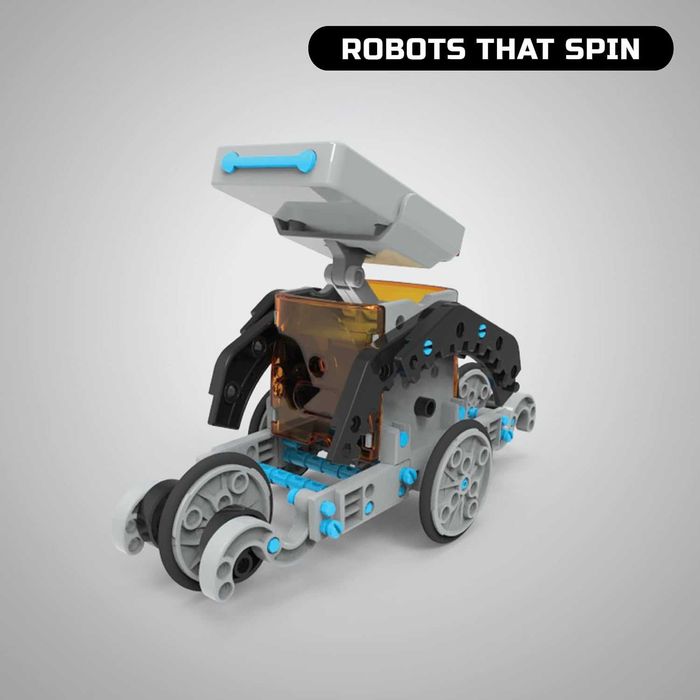 Робототехника STEM 12-в-1 для создания солнечного робота