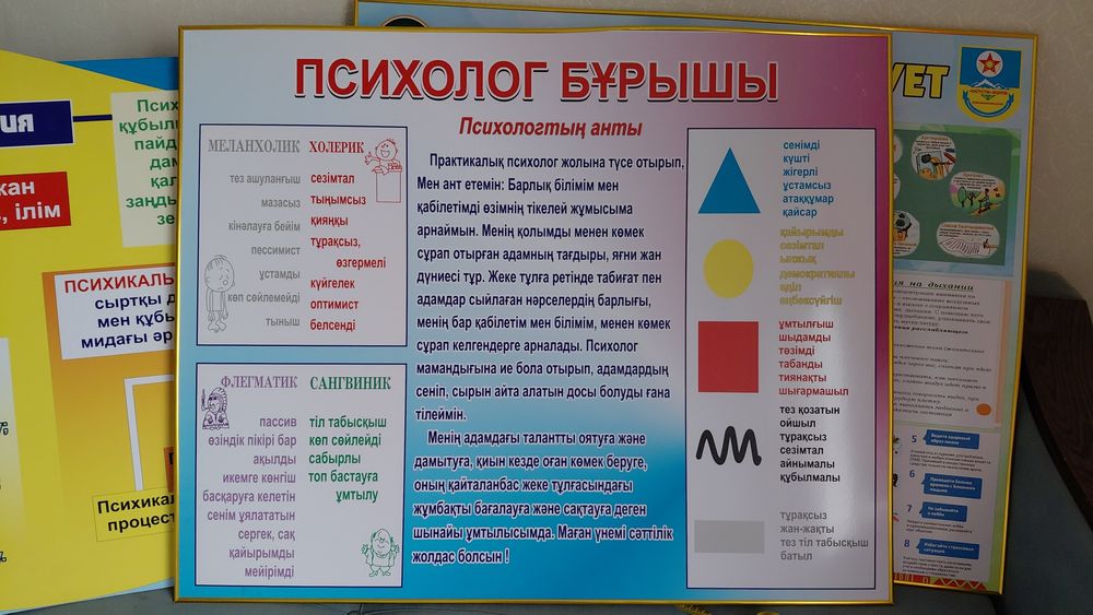 Продоется 3стенды  с креплениям про психологию
