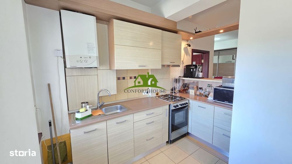 AP. 95mp la Et.2 cu 3 camere si 2 balcoane -complet utilat-zona Nord