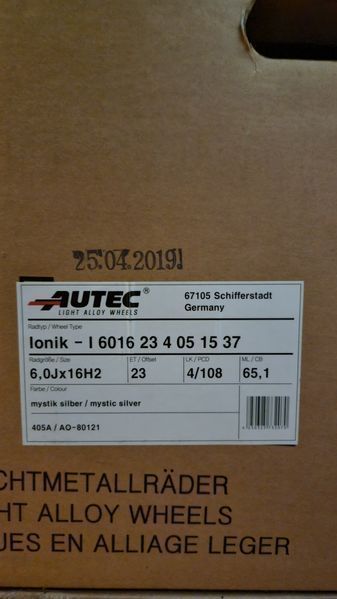 16цола 4х108 Пежо Ситроен 4x108 Peugeot Citroen