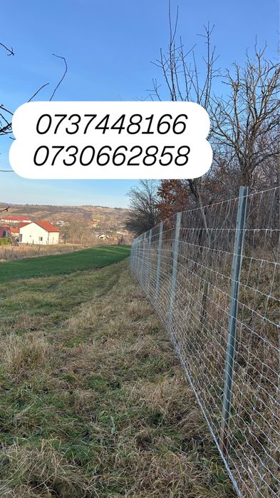 Spaleri zincati/stalpi galvanizati pentru gard si vie