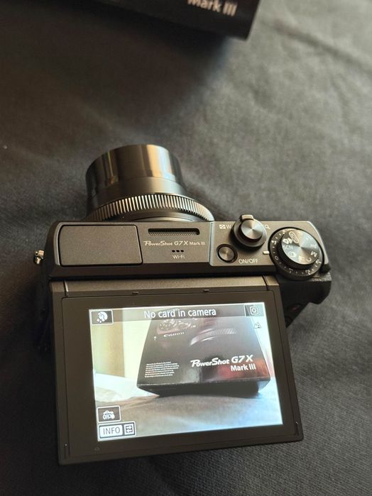 Canon PowerShot G7 X Mark III – Black – Разопакована