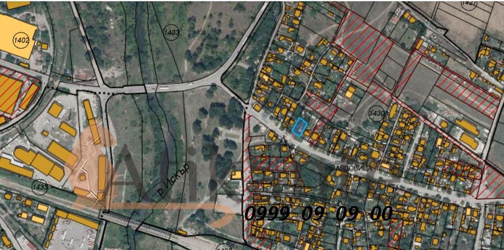 Парцел в София-Абдовица площ 466 цена 225000