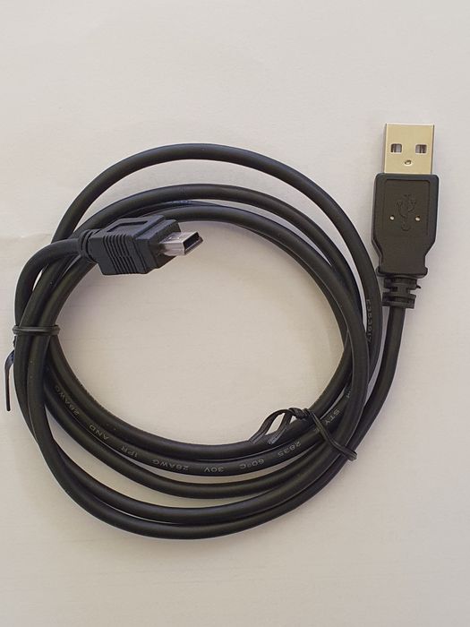 Cablu de date mini usb nou 1.2m pt gps sau telefon vechi gopro