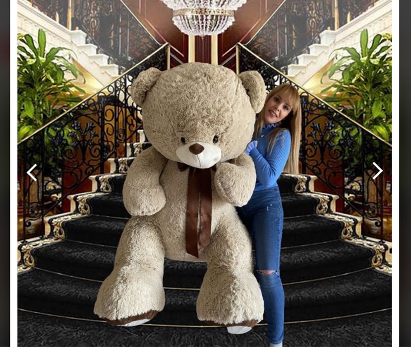 МЕГА плюшен мечок огромно плюшено мече 170см 1,7м плюшени мечки
