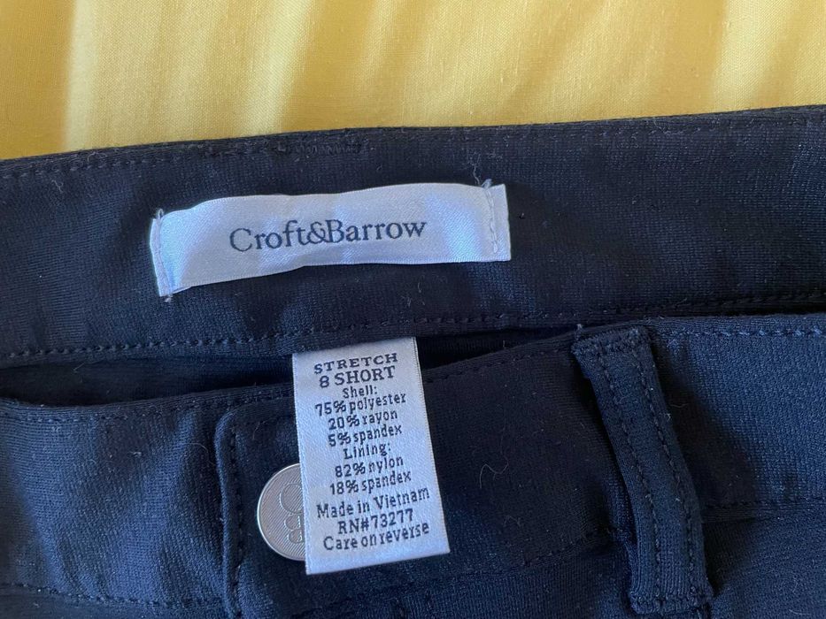 елегантен качествен черен панталон номер 38