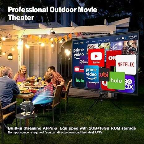 4K интелигентен проектор с 5G WiFi и Bluetooth от Weejector