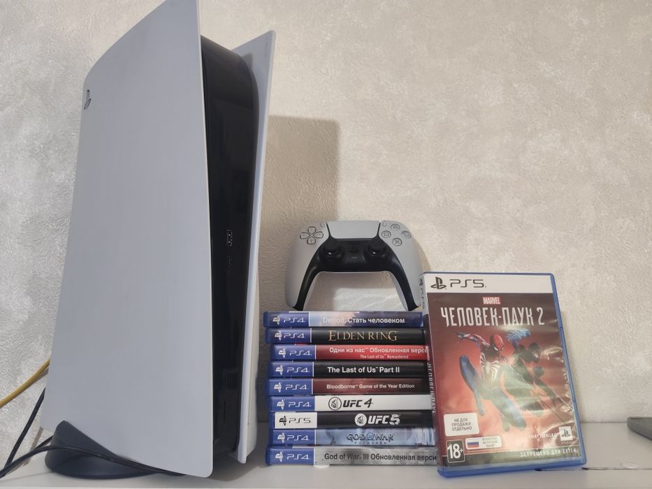 Продам PS 5  с дисками