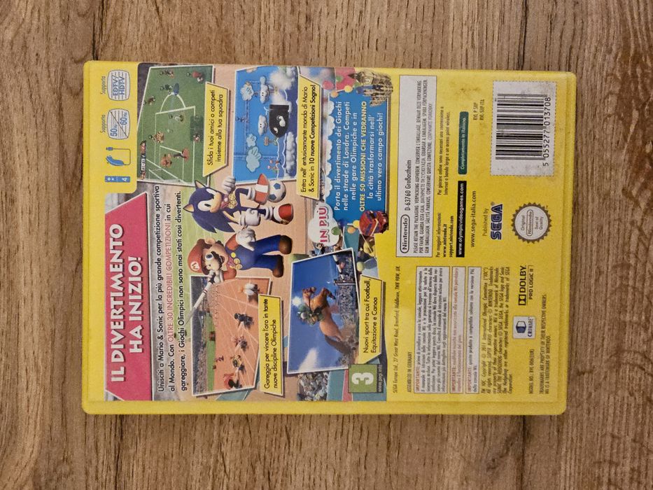 Joc Mario & Sonic Londra 2012 – Nintendo Wii (Carcasă Galbenă Originală)