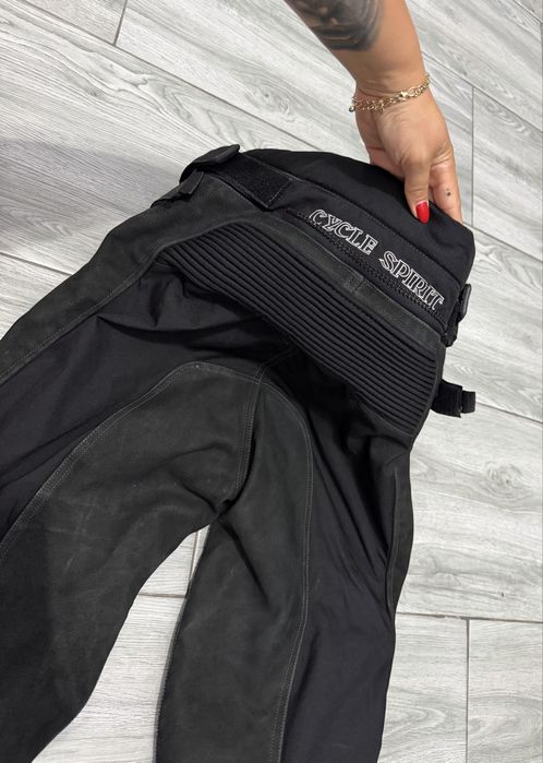 Pantaloni moto piele si textil cycle spirit