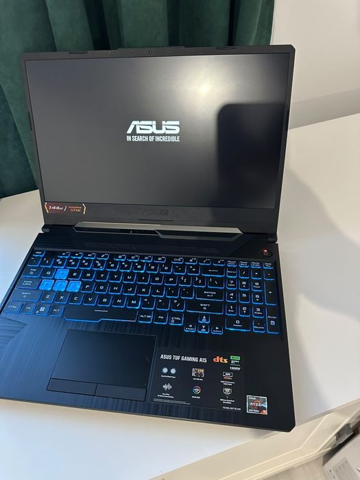ASUS TUF Gaming A15 (Ryzen 5 7535HS, 16GB RAM DDR5, RTX 2050, 144Hz) - Impecabil