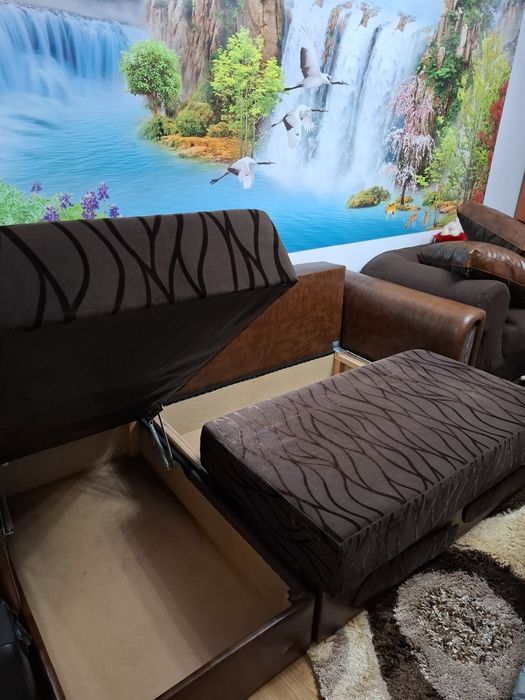 Canapea colțar extensibila