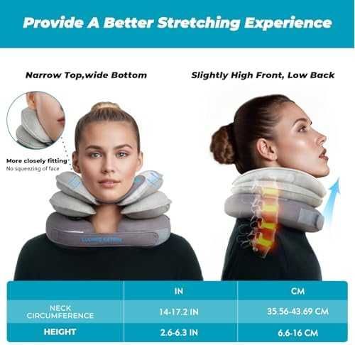 Ново Надуваемо Устройство за Разтягане на Врат – Облекчава Болката