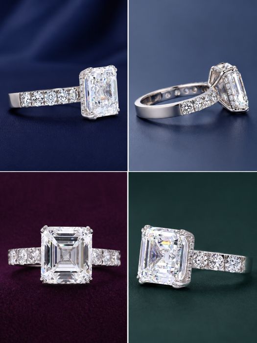 Inel Logodnă Luxury – 6.01 CT – Diamant IGI E/VVS2 – Aur Alb 18K