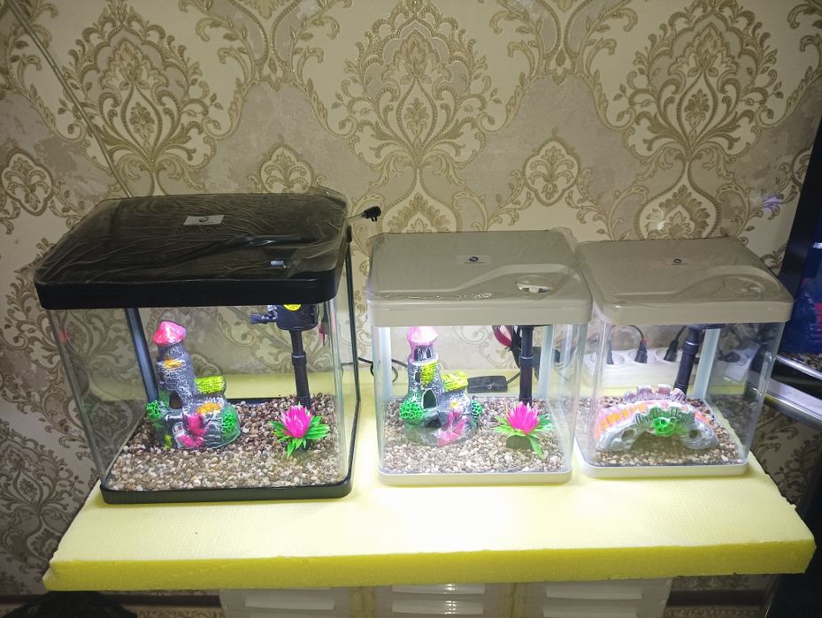 Хитой мини акрил аквариум комплект