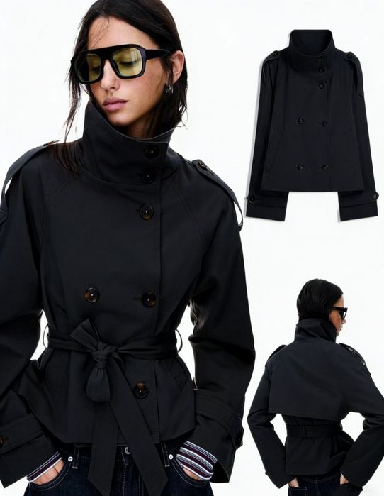 Страхотен модел дамски тренчкот