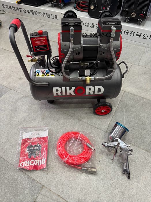 Компрессор бесшумный “Rikord” 30/50L безшумный