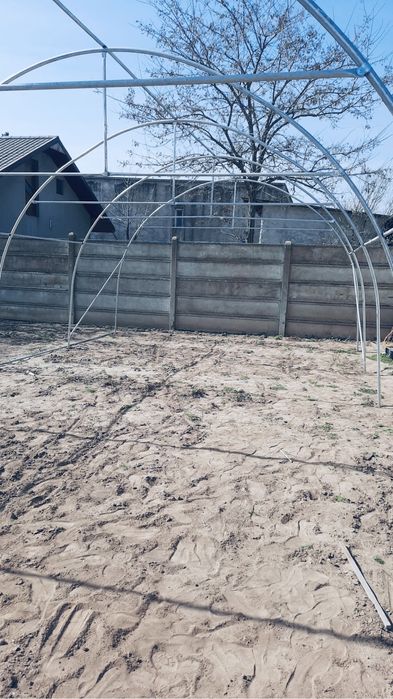 Sera/Solar legume gradina teava zincata galvanizata, folie 170 microni