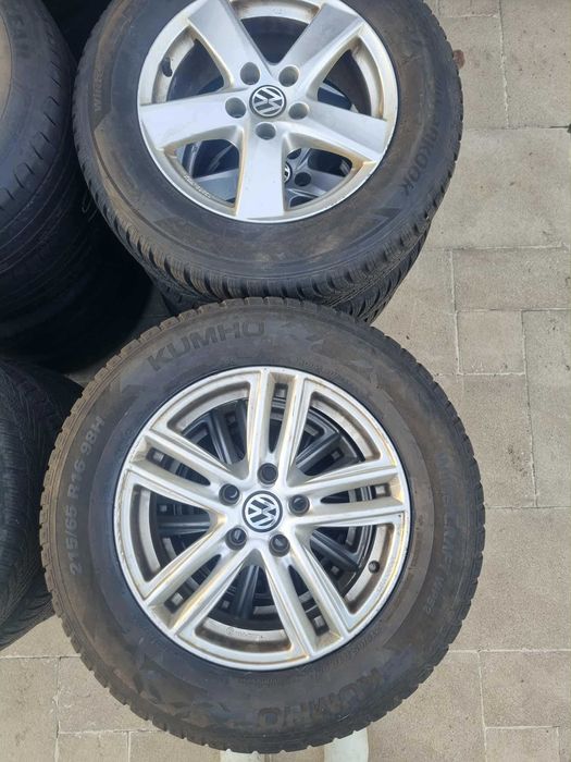 Genti aliaj cu cauciucuri de iarna  Vw Tiguan  5x112