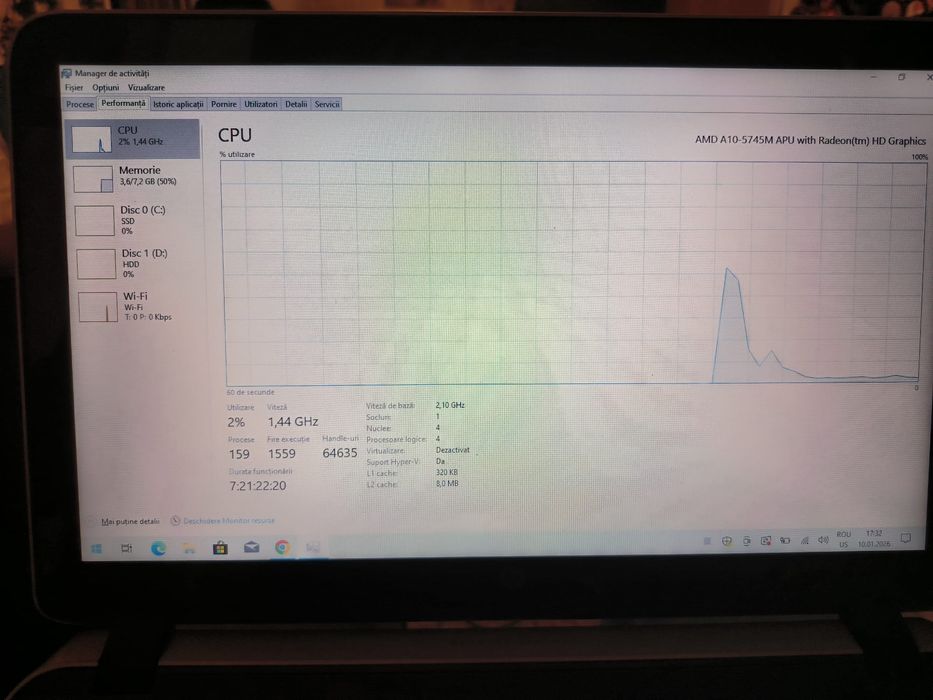 Laptop 8G RAM,si120SSD+500HDD