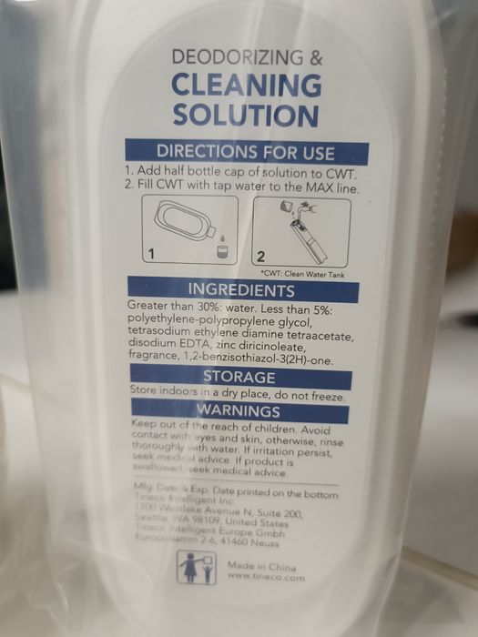 Tineco течен препарат за прахосмукачки робот