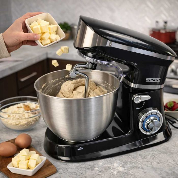 Mixer planetar profesional 1900W cu vas inox 6.5L