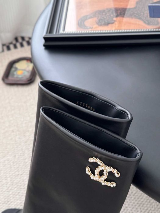 Cizme Chanel -piele naturala 100% premium prezentare completa