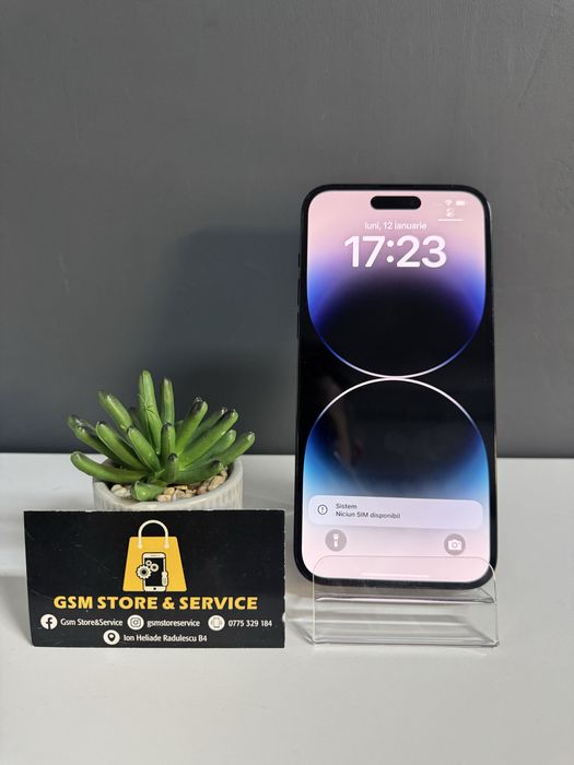 Iphone 14 Pro Max Space Black 256Gb Garantie Gsm Store&Service