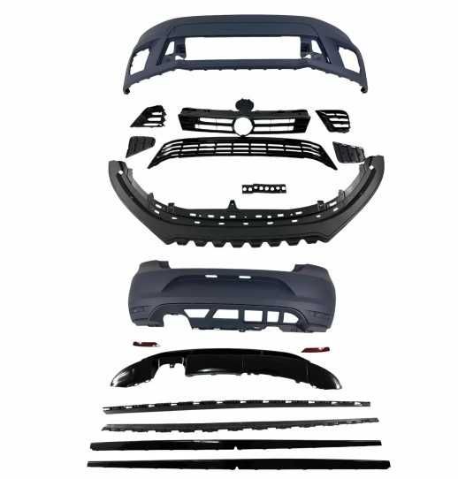 Боди кит пакет за VW POLO (2010-2018) - R дизайн грундиран! НА СКЛАД!