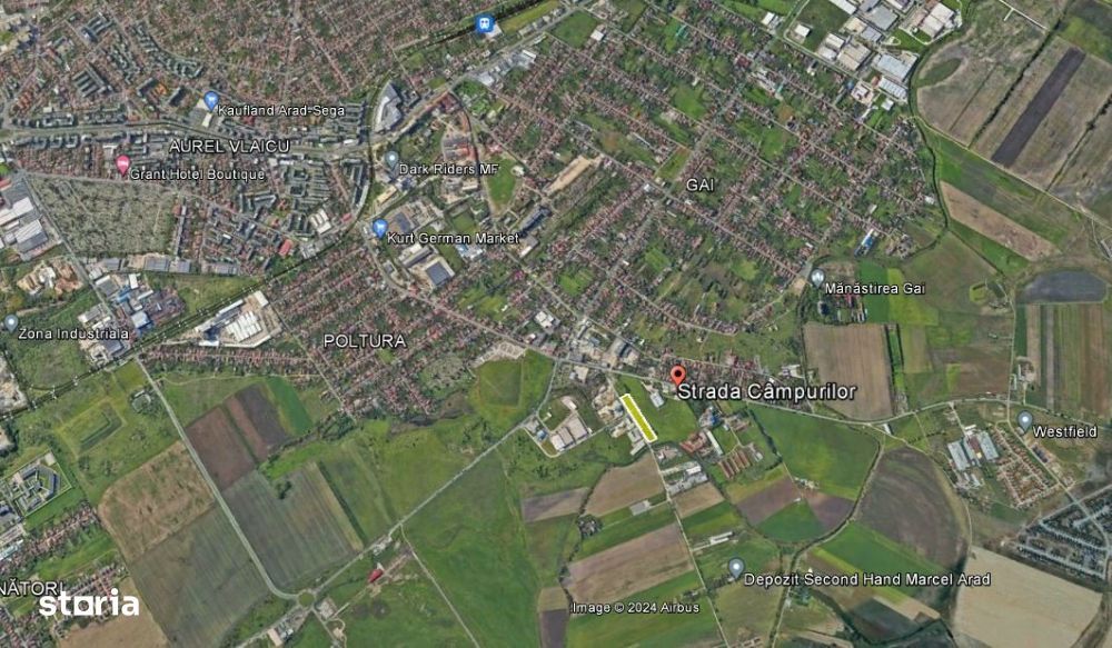 ARAD, Teren intravilan curti constructii-7.600 mp