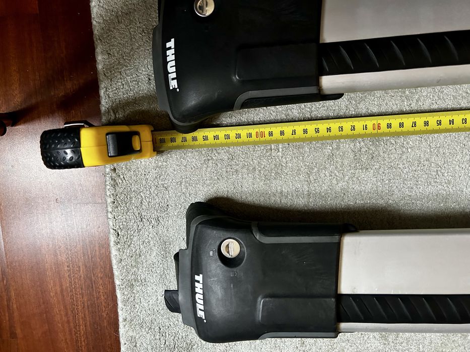 Bare transversale Thule Evo Raised Edge Silver