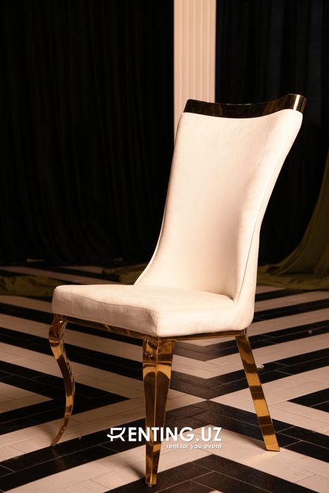 Прокат столов и стульев пасуда   Аренда золотистых стульев Кейтеринг
